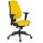 Bürostuhl / Drehstuhl PRO-TEC 500  dunkelgrau / gelb