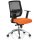 Bürostuhl - Drehstuhl CORAL NET schwarz-orange