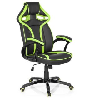 Gaming Stuhl - Bürostuhl TUNIS schwarz - grün