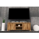Massivholz TV-Lowboard VINCI mit 2 Türen