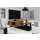 TV-Lowboard STEEL mit 2 Türen und 2 Schubladen aus Massivholz