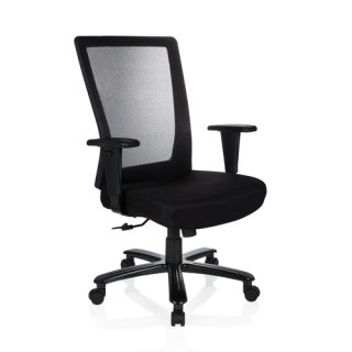 Schwerlaststuhl - Bürostuhl/ Drehstuhl XXL EXTENDER schwarz bis 180kg