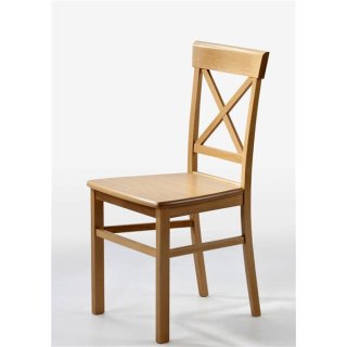 2x Stuhl Romeo Buche massiv lackiert