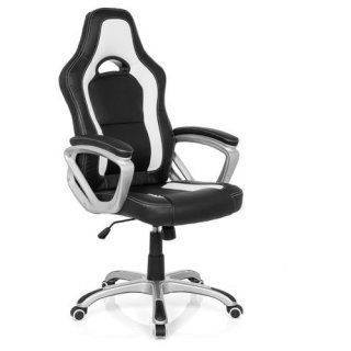 Gaming Stuhl / Bürostuhl GAMING ZONE PRO AB100 schwarz / weiß