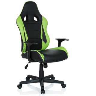 Gaming Stuhl / Bürostuhl GAMER schwarz / grün