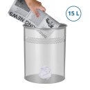 Abfallsammler Papierkorb Mülleimer CLEAN III silber