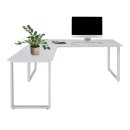 Eckschreibtisch / Schreibtisch / Computertisch WORKSPACE XL I 180 x 180 cm weiß/ weiß