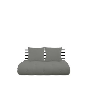 Sofa Bett Shin Sano Kiefer massiv Grau