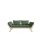 Sofa Bebop Kiefer massiv natur lackiert Olivgrün